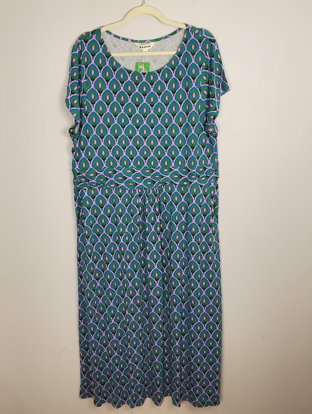 Boden Geometric Amelie Tulip Print Midi Dress Size 20R NWT - Picture 3 of 16